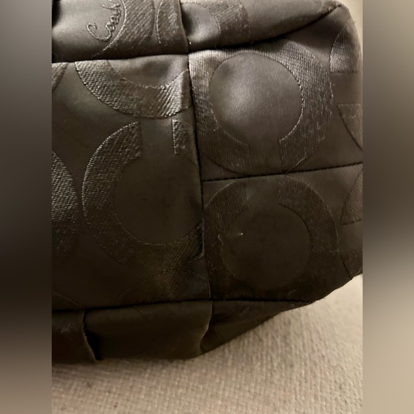 Coach Madison Op Art Maggie, F1120-18763. Grey exterior with purple lining. - Picture 16 of 16